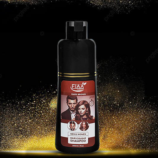Fiaa Hair Color Shampoo 200ml Dark Brown