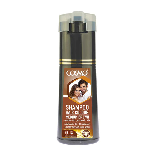 Cosmo Hair Color Shampoo Medium Brown