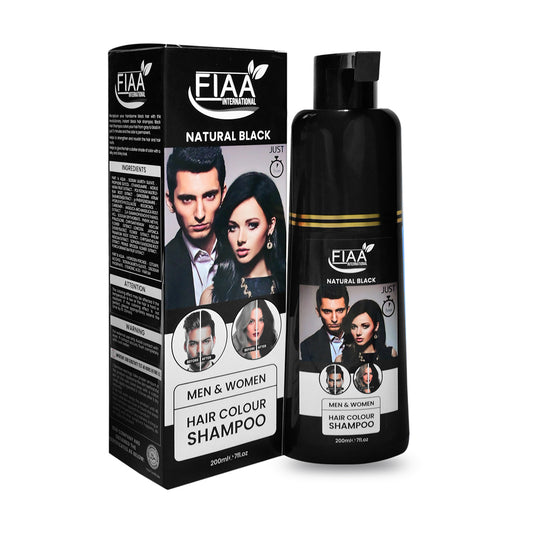 Fiaa Hair Color Shampoo 200ml Natural Black