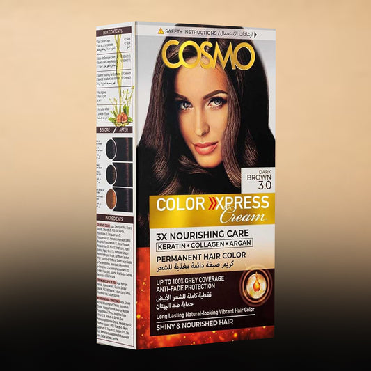 Cosmo Color Xpress Hair Cream Dark Brown 3.0