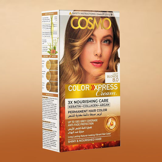 Cosmo Color Xpress Hair Cream Light Blonde 8.0