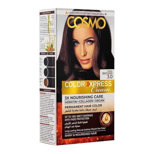 Cosmo Color Xpress Hair Cream Dark Brown 3.0