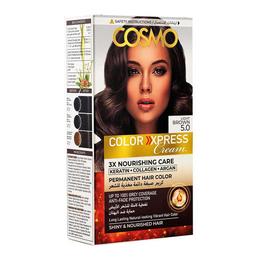 Cosmo Color Xpress Hair Cream Light Brown 5.0