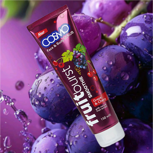 Cosmo Face Body Scrub Grape & Cherry (150 ML)