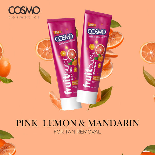 Cosmo Face Body Scrub Pink Lemon & Mandarin (150 ML)